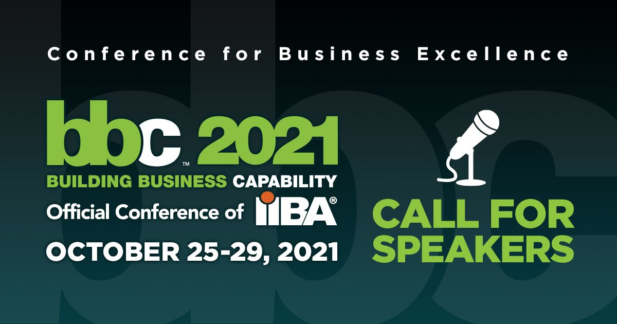 Call for Speakers Building Business Capability